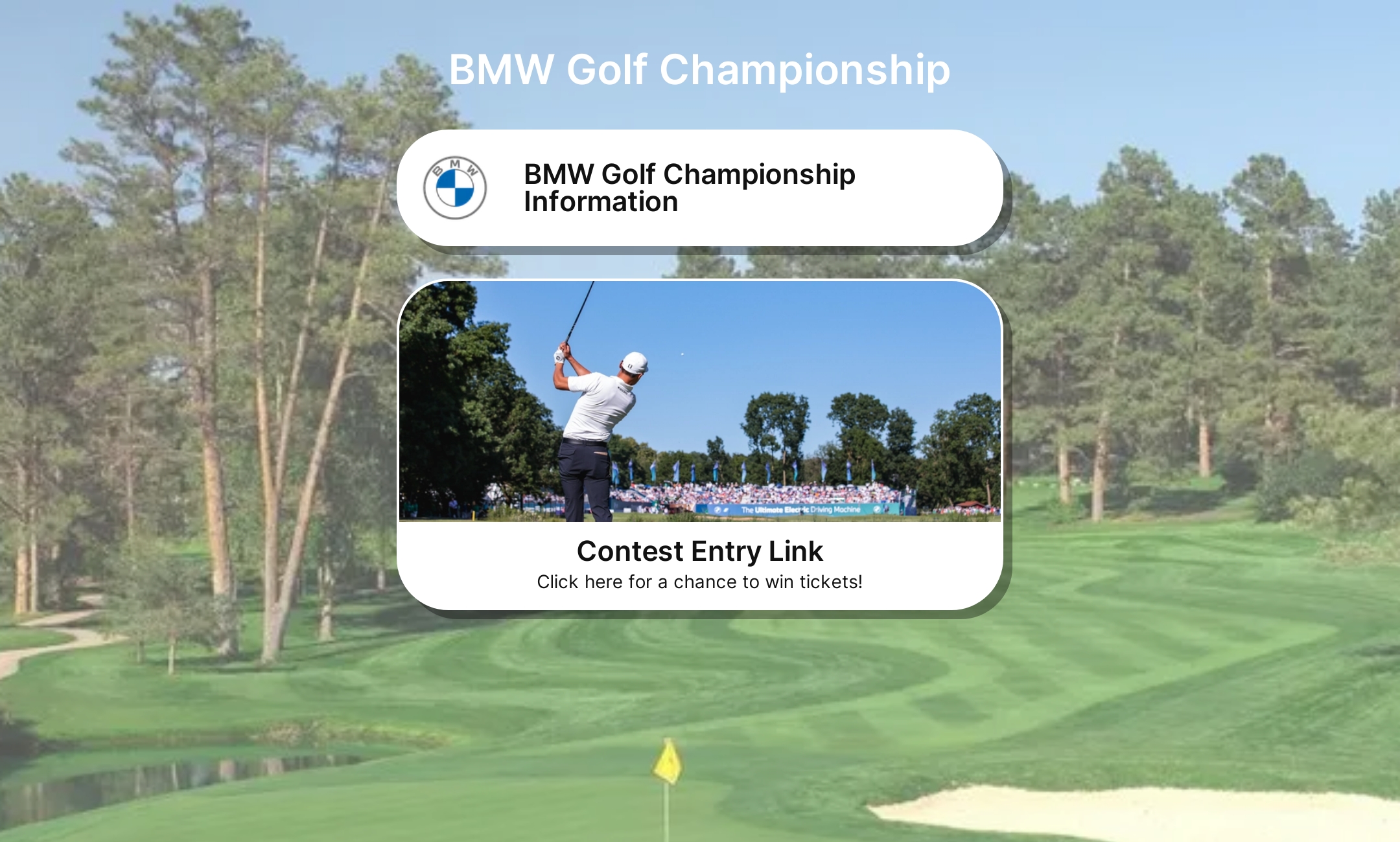 BMW Golf Championship's Flowpage