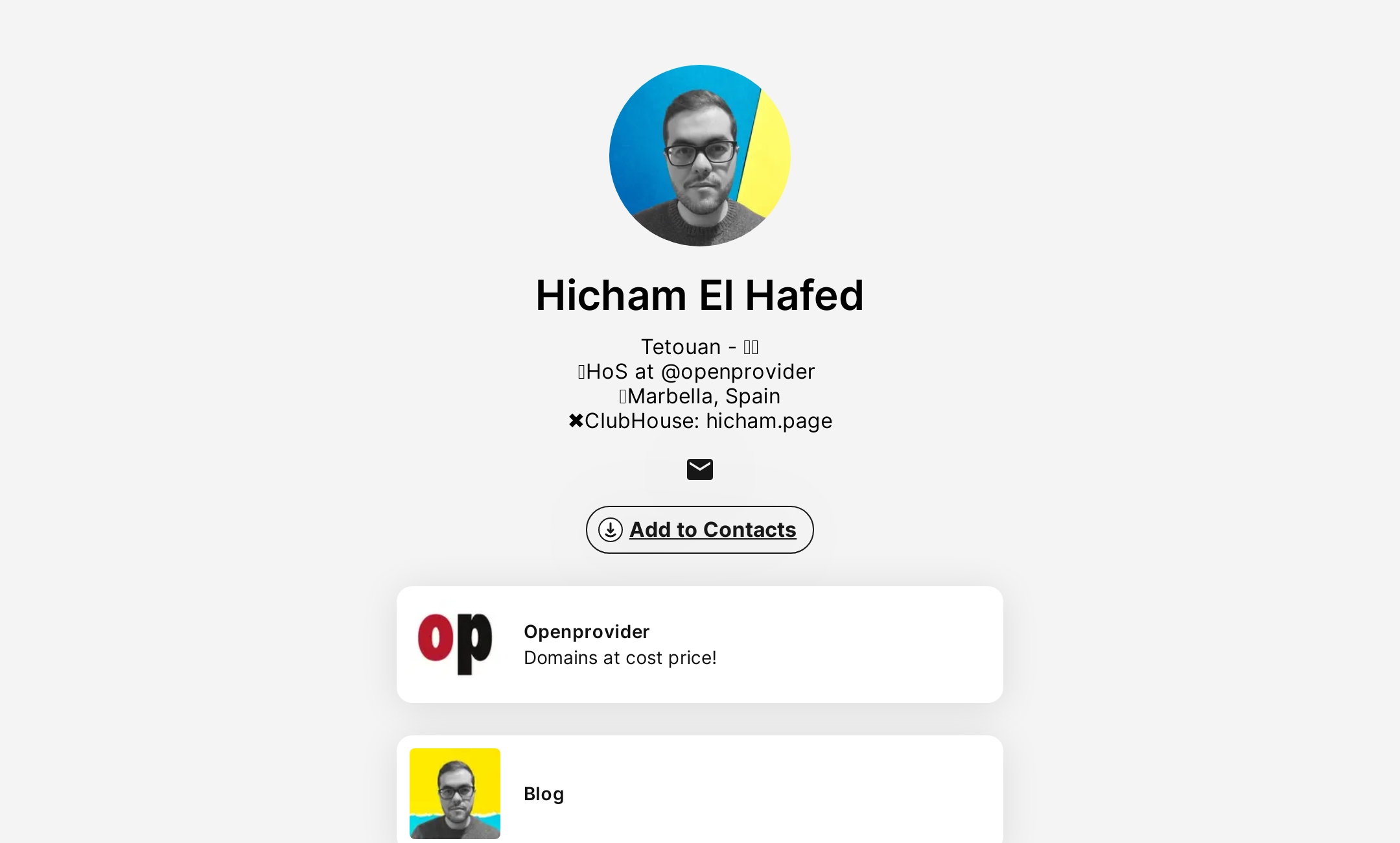 Hicham El Hafed's Flowpage