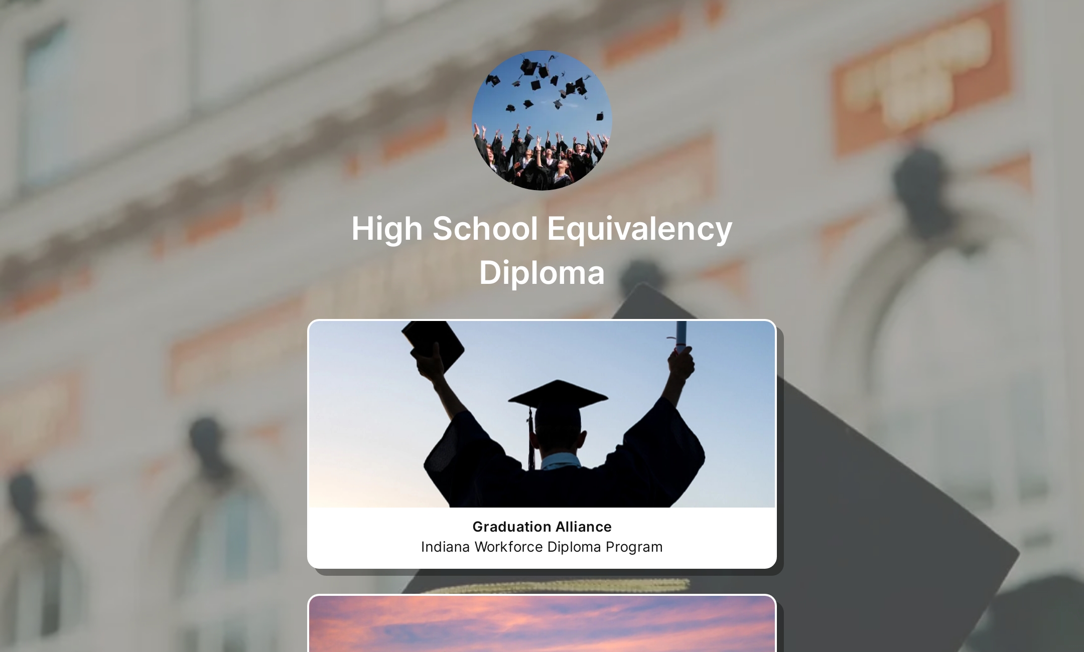 High School Equivalency Diplomas Flowpage