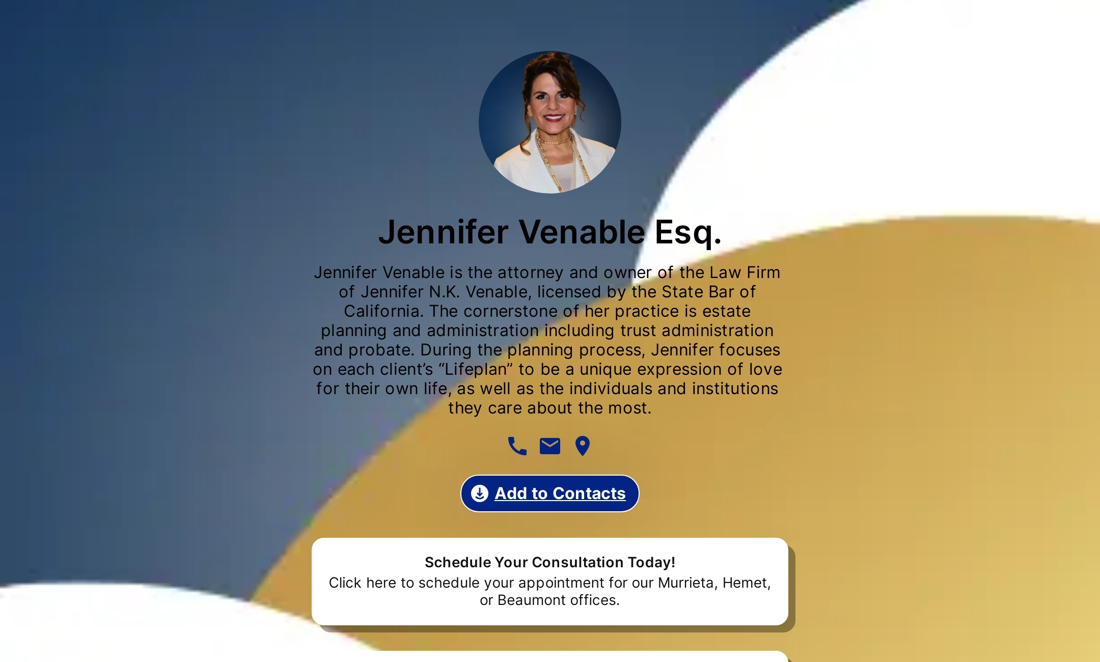Jennifer Venable Esq.'s Flowpage