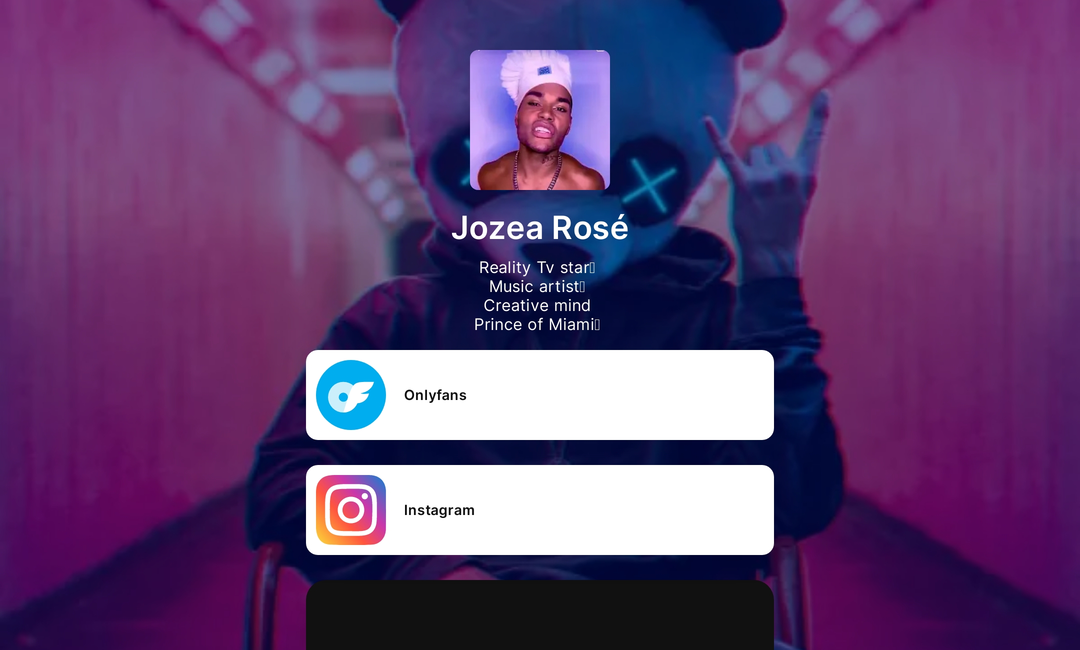 Only fans jozea Oop. Reality