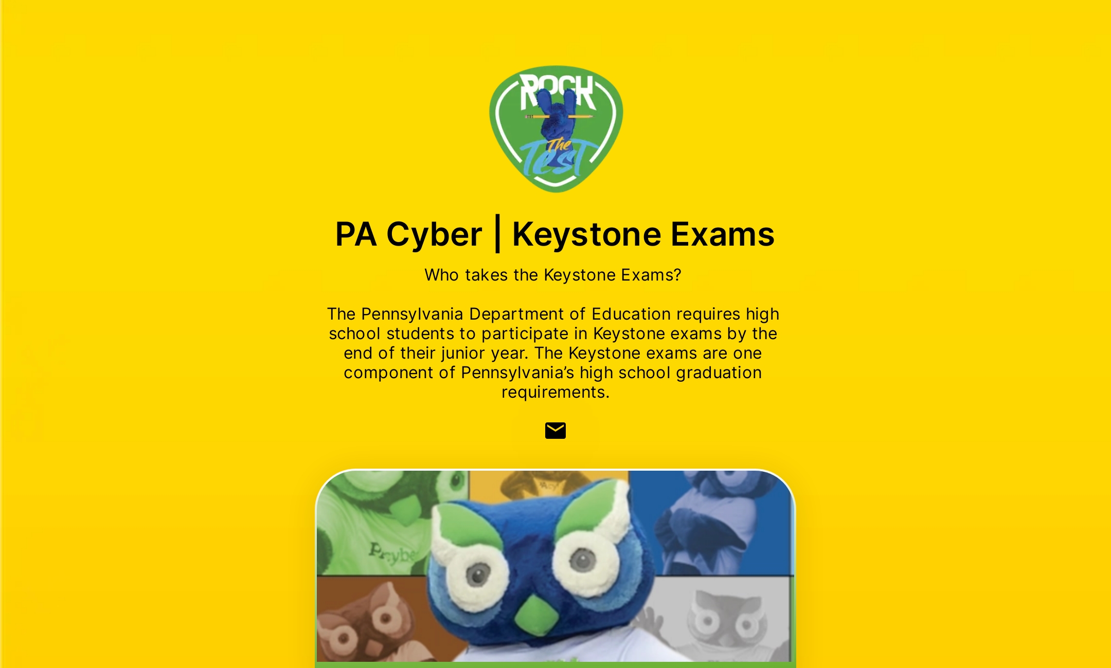 PA CYBER KEYSTONE EXAMS's Flowpage