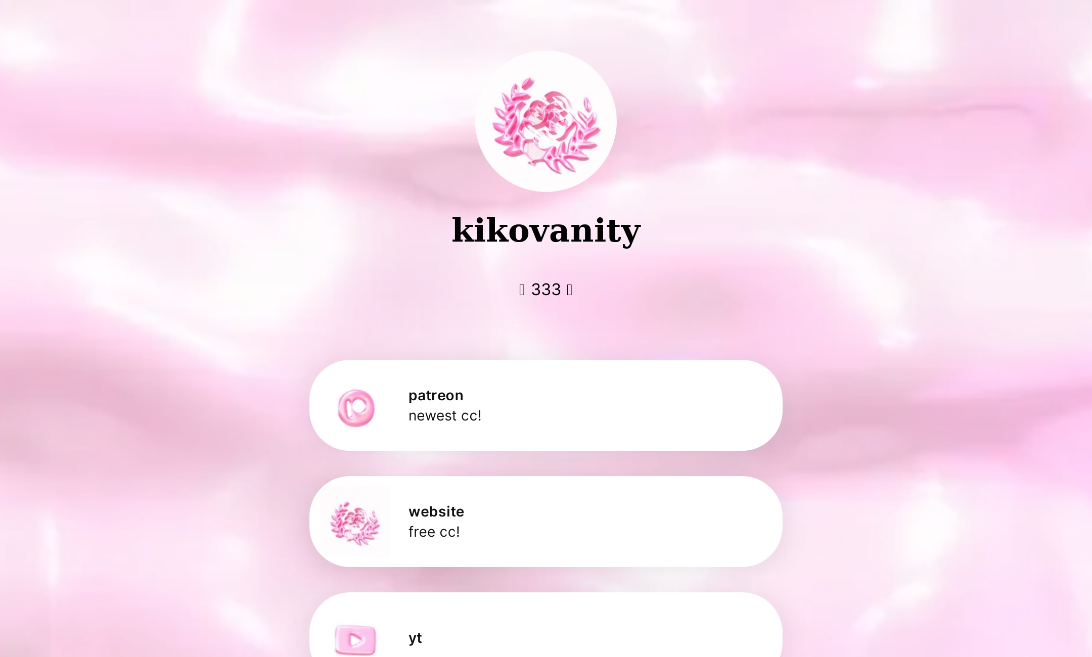 𝐤𝐢𝐤𝐨𝐯𝐚𝐧𝐢𝐭𝐲's Flowpage