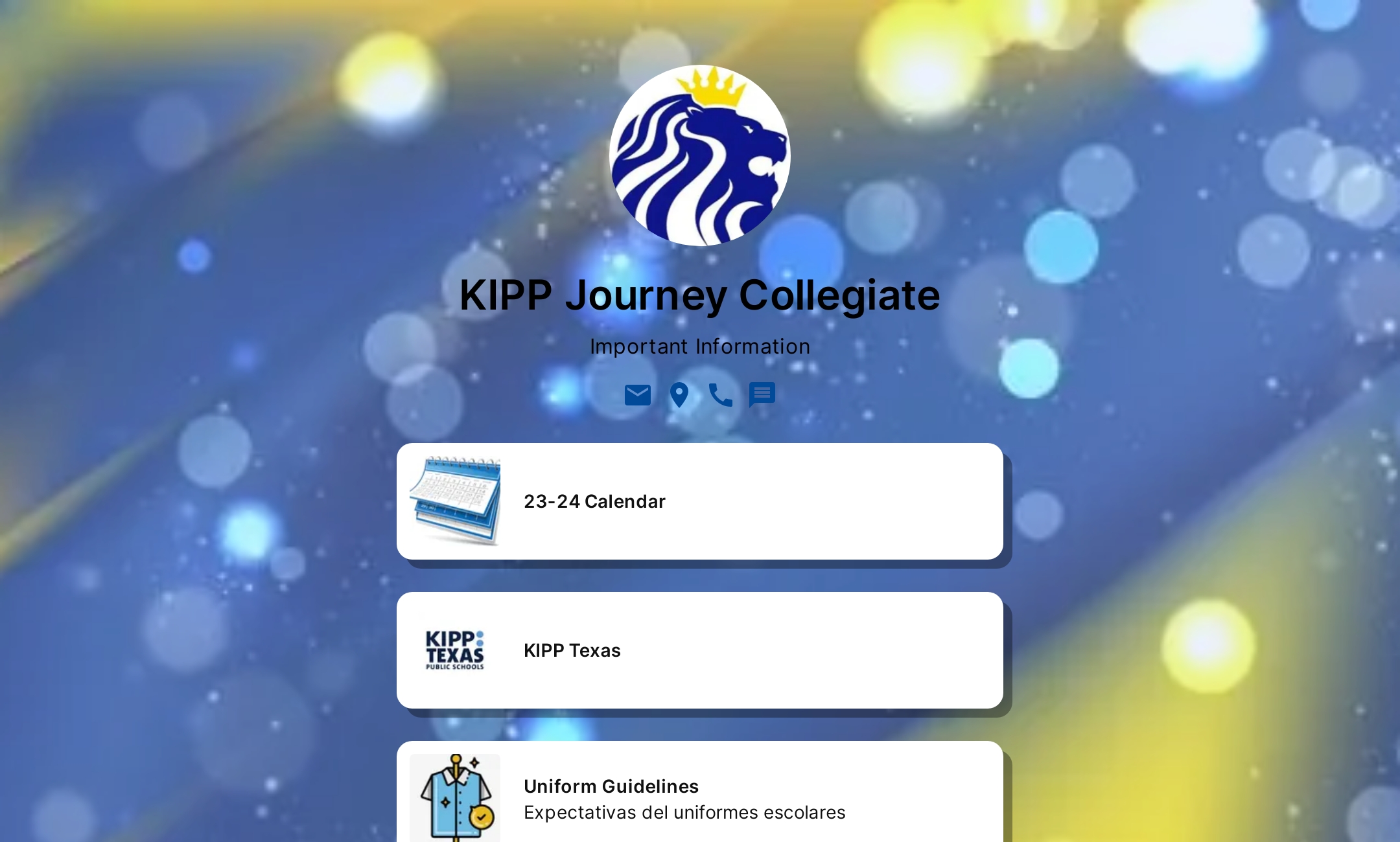KIPP Journey Collegiate's Flowpage