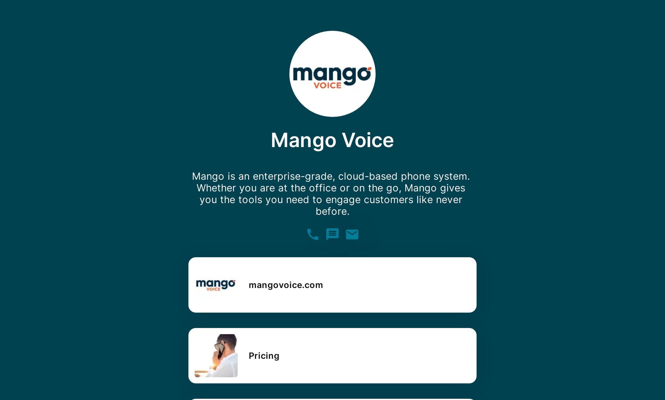 Mango Voice's Flowpage