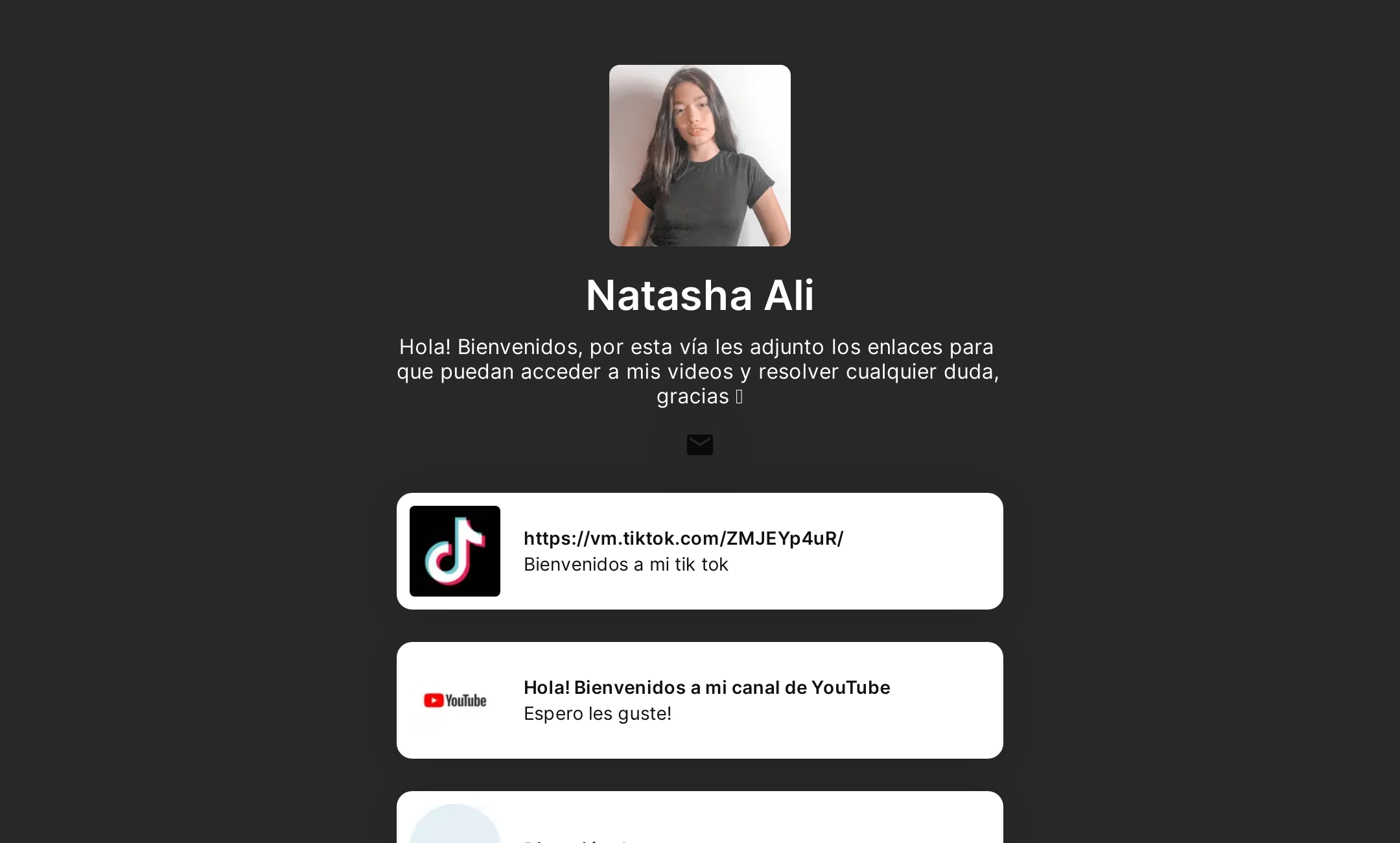 Natasha Ali's Flowpage