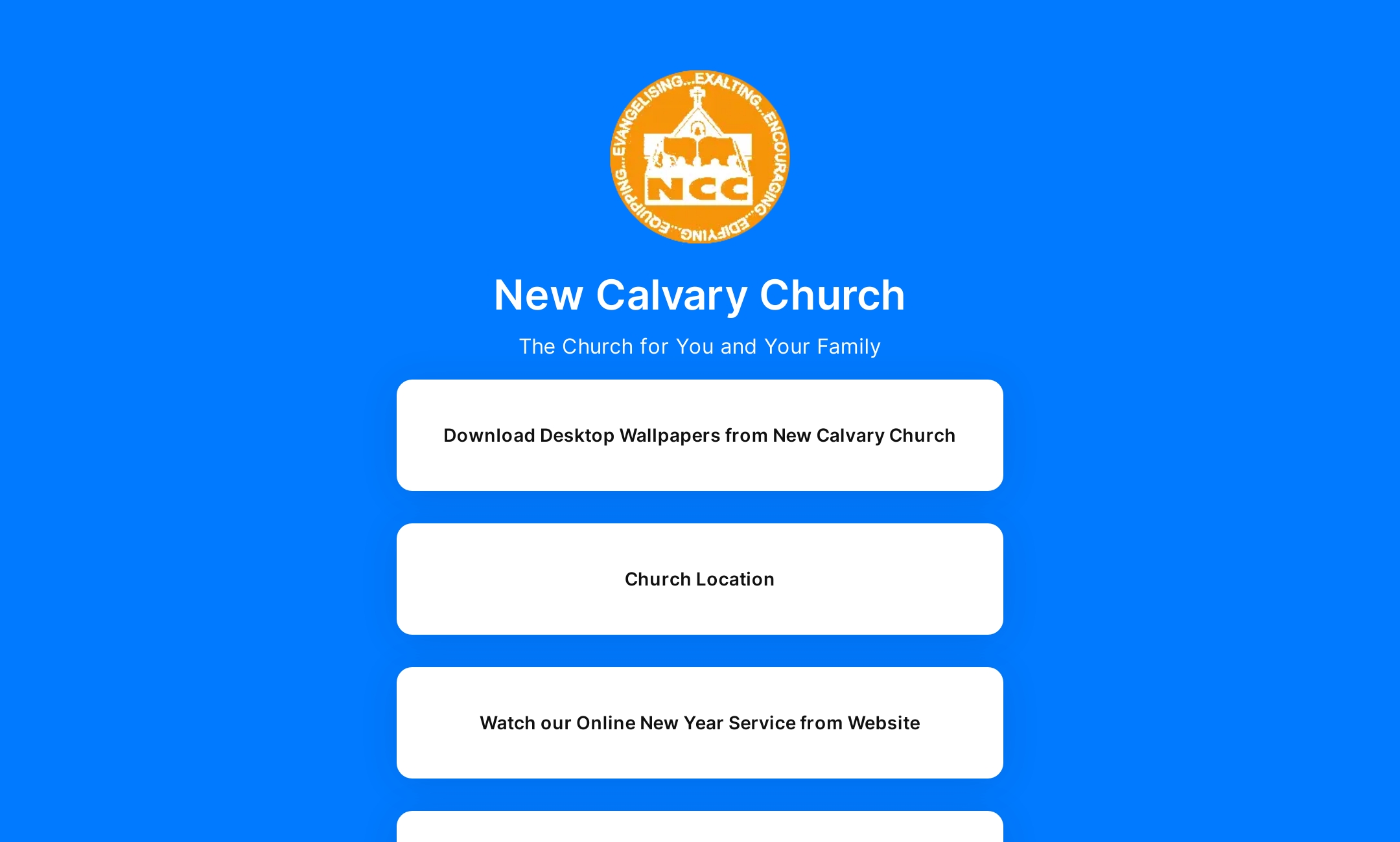 New Calvary Church's Flowpage