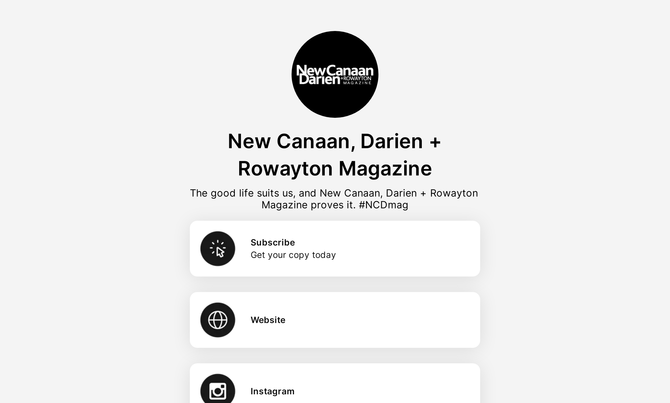 New Canaan, Darien + Rowayton Magazine