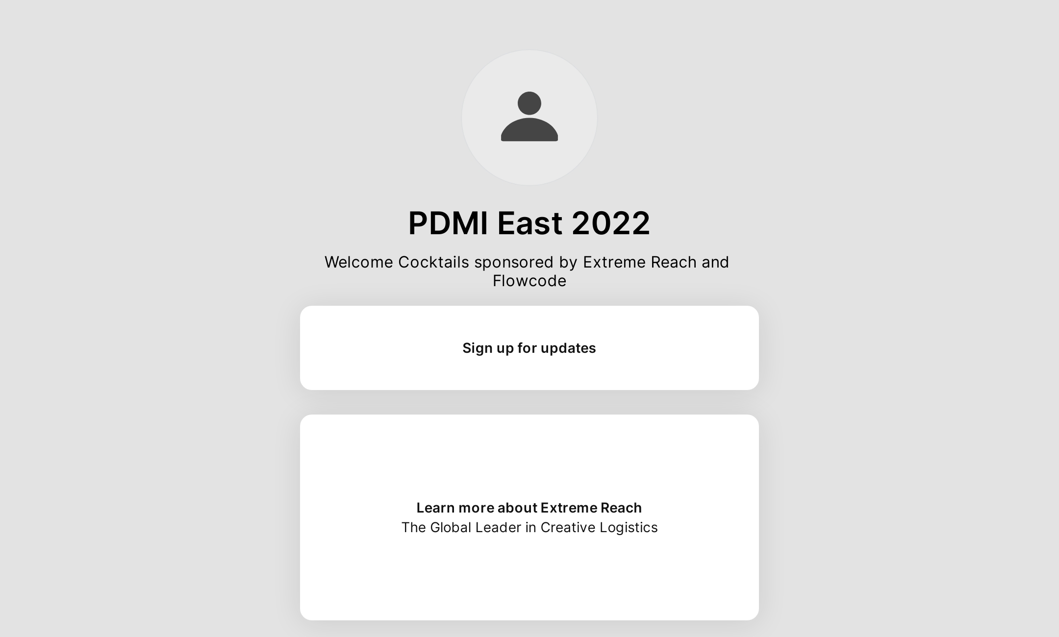 PDMI East 2022's Flowpage