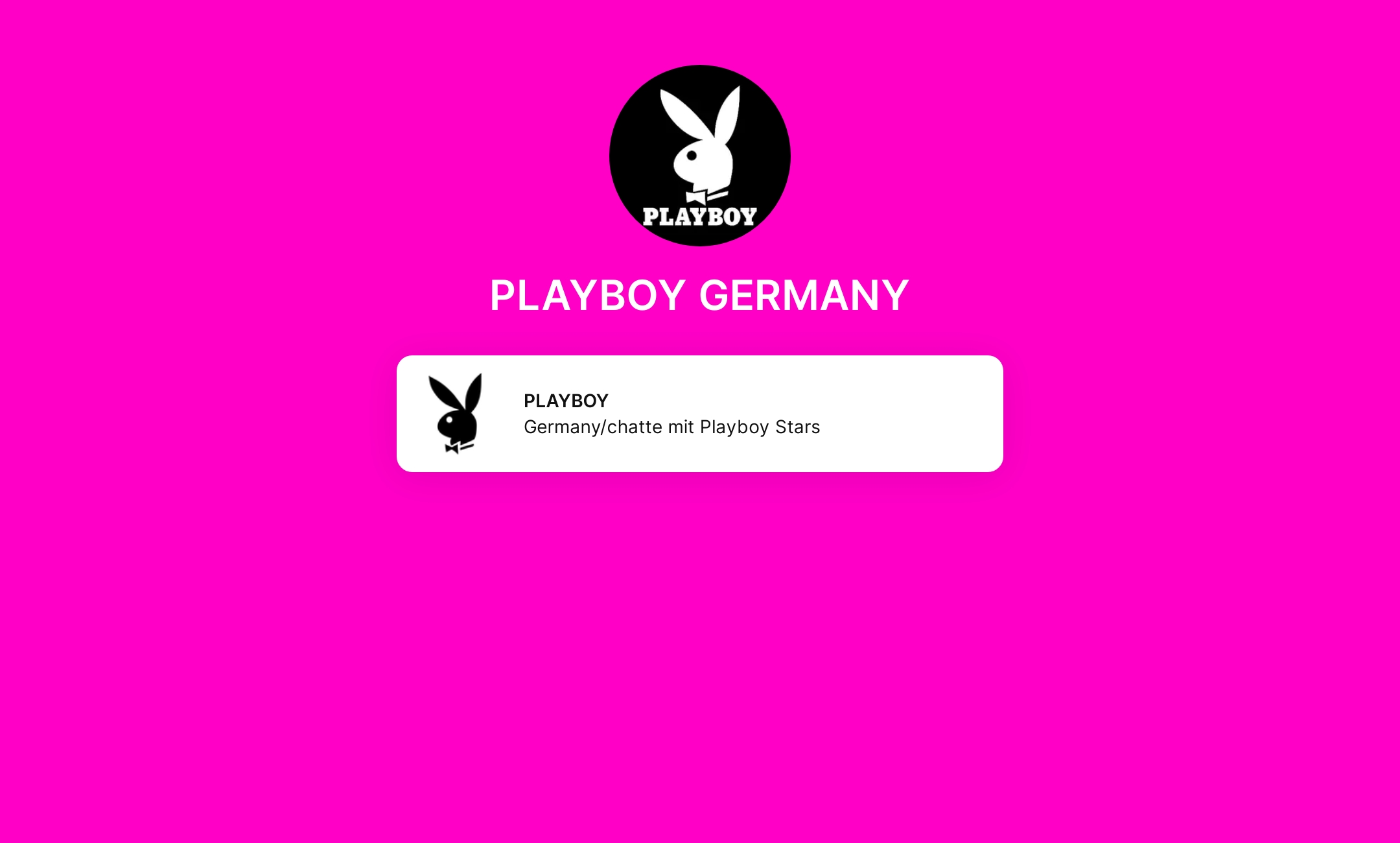 PLAYBOY GERMANY's Flowpage
