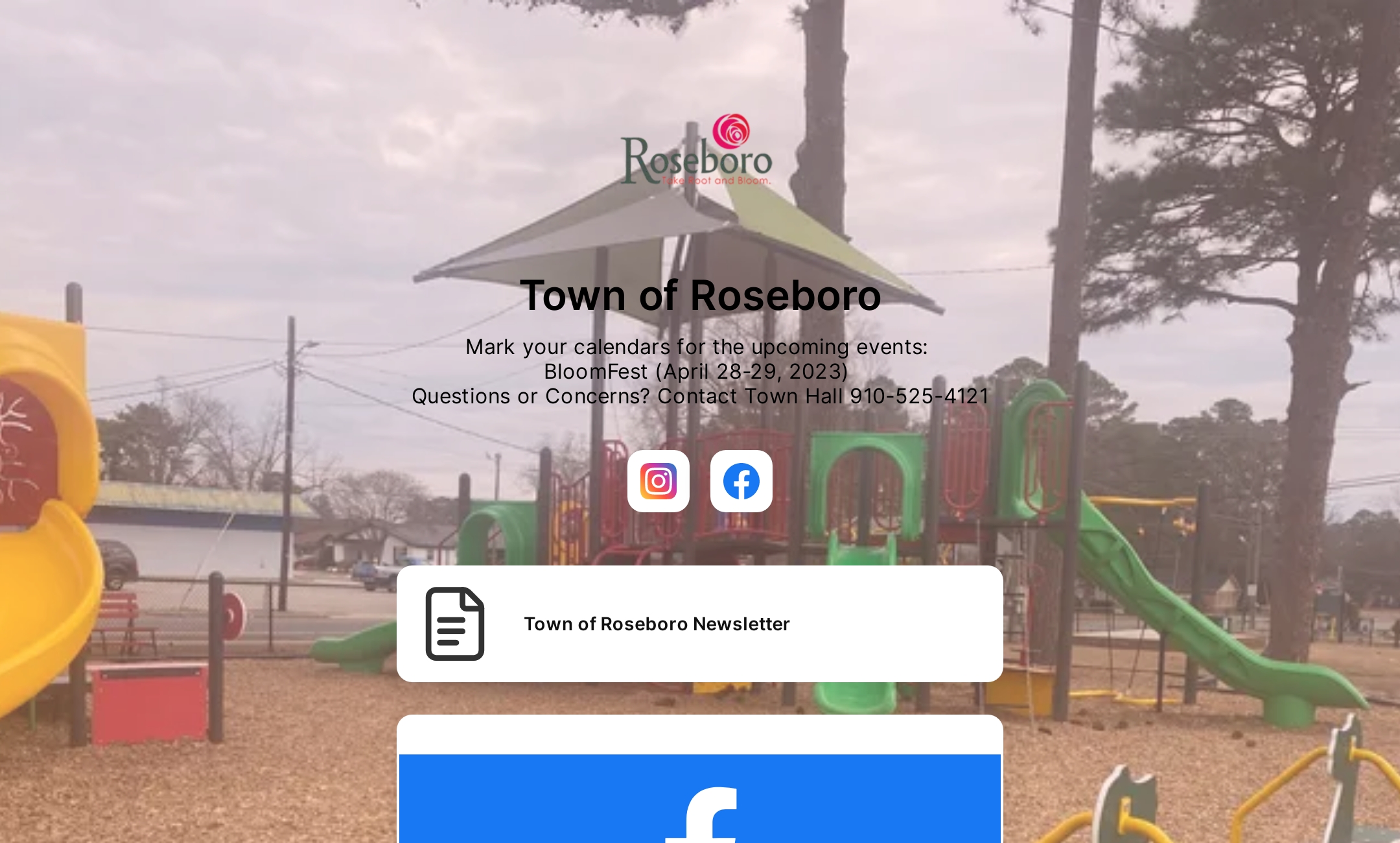 Town of Roseboro's Flowpage