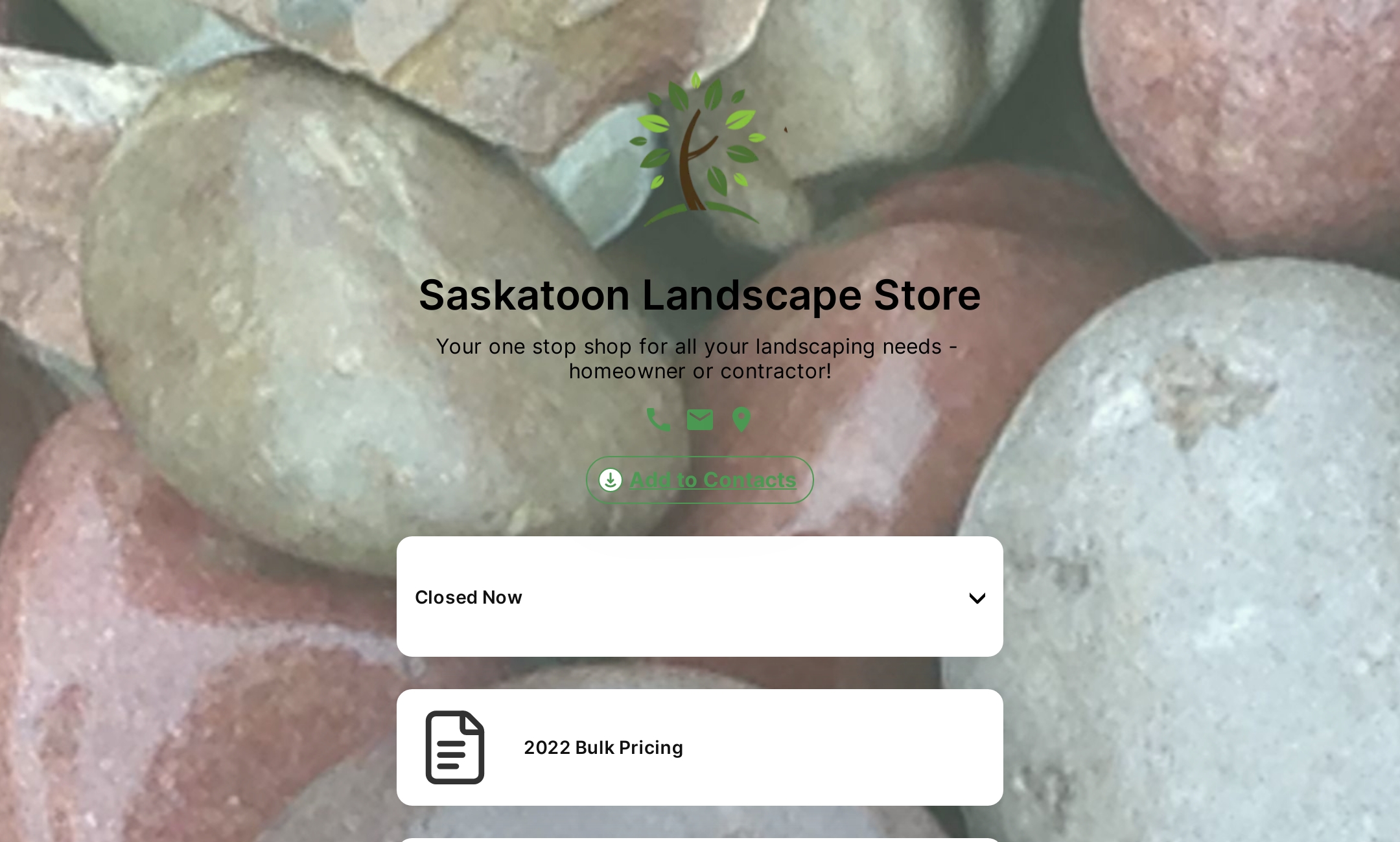 Saskatoon Landscape Store's Flowpage