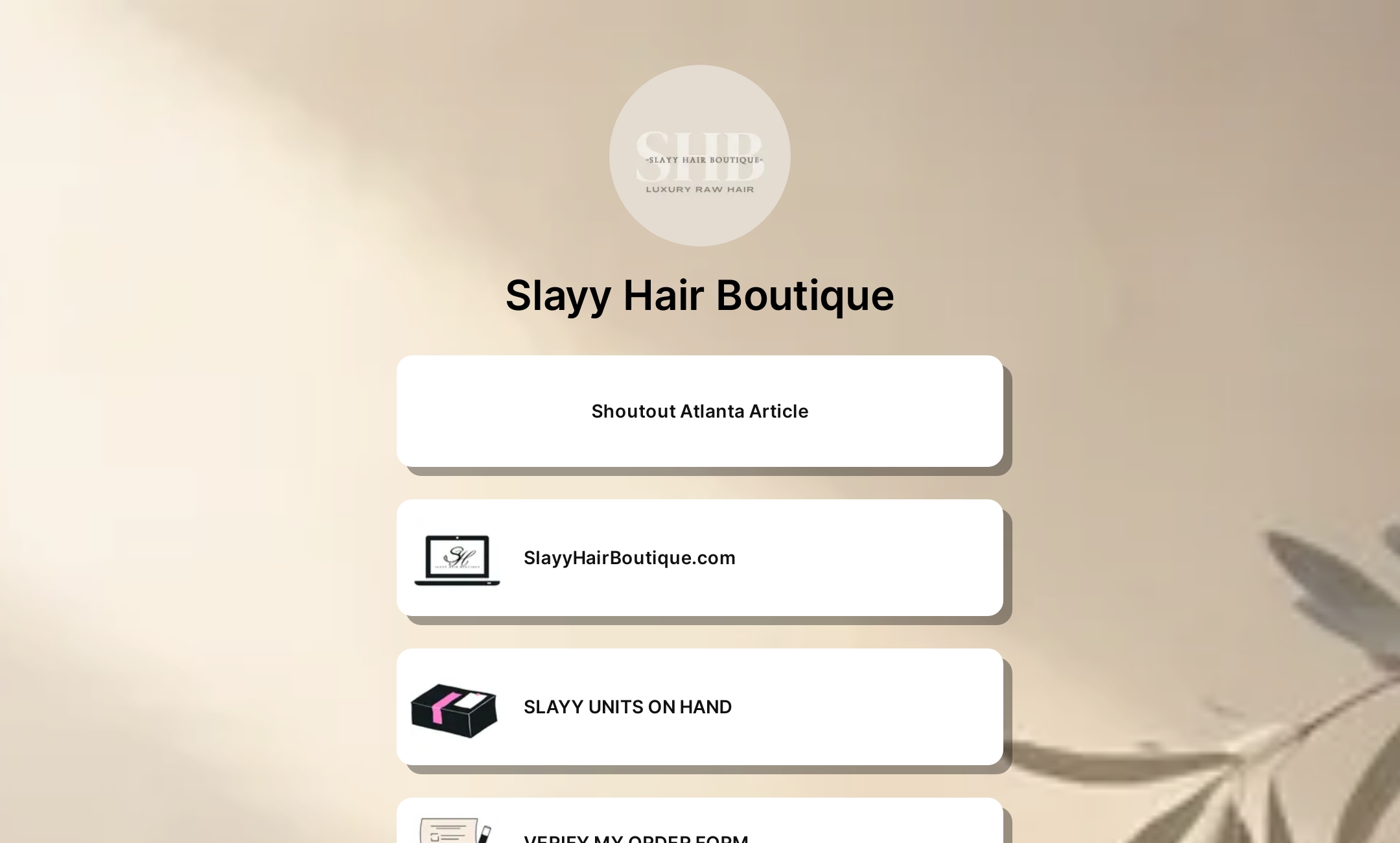 Slayy Hair Boutique's Flowpage