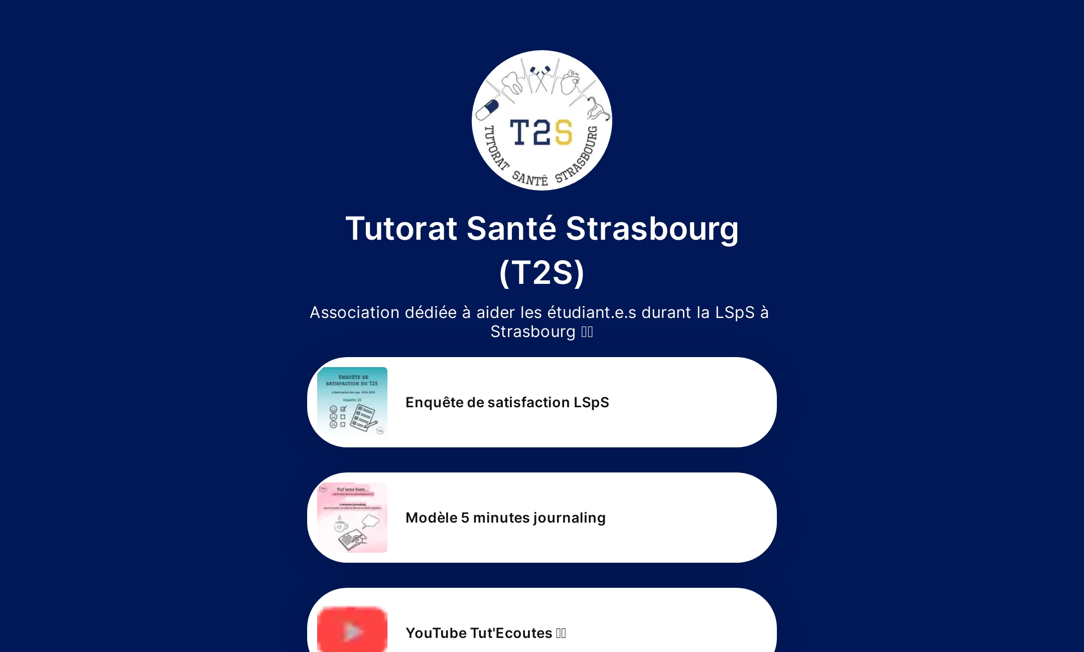 Tutorat Santé Strasbourg T2s S Flowpage