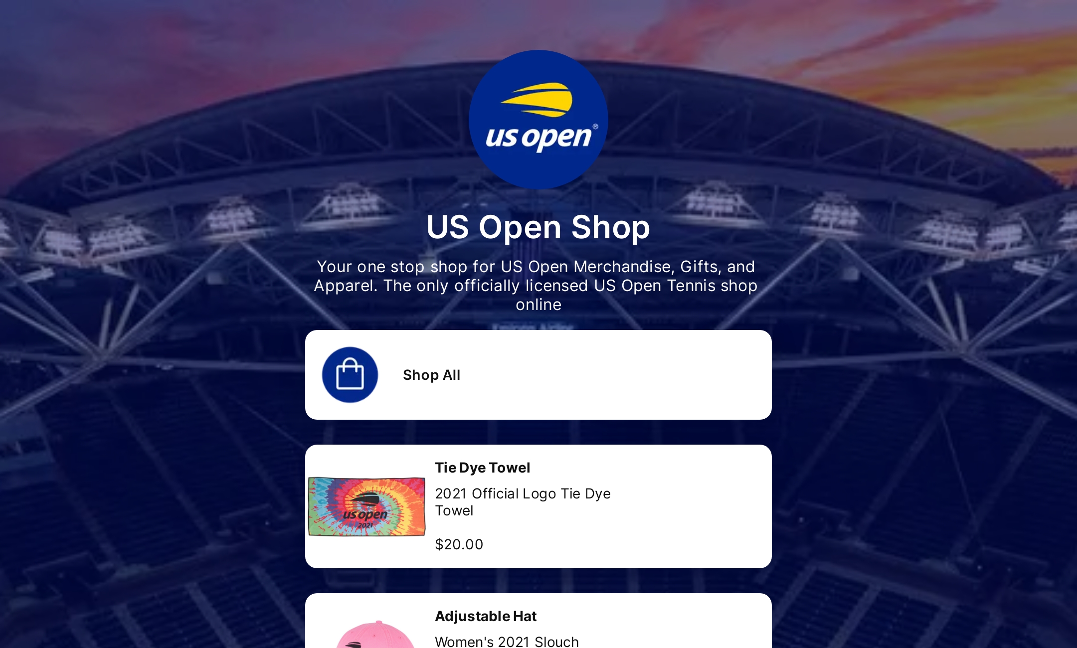 US Open Shop's Flowpage