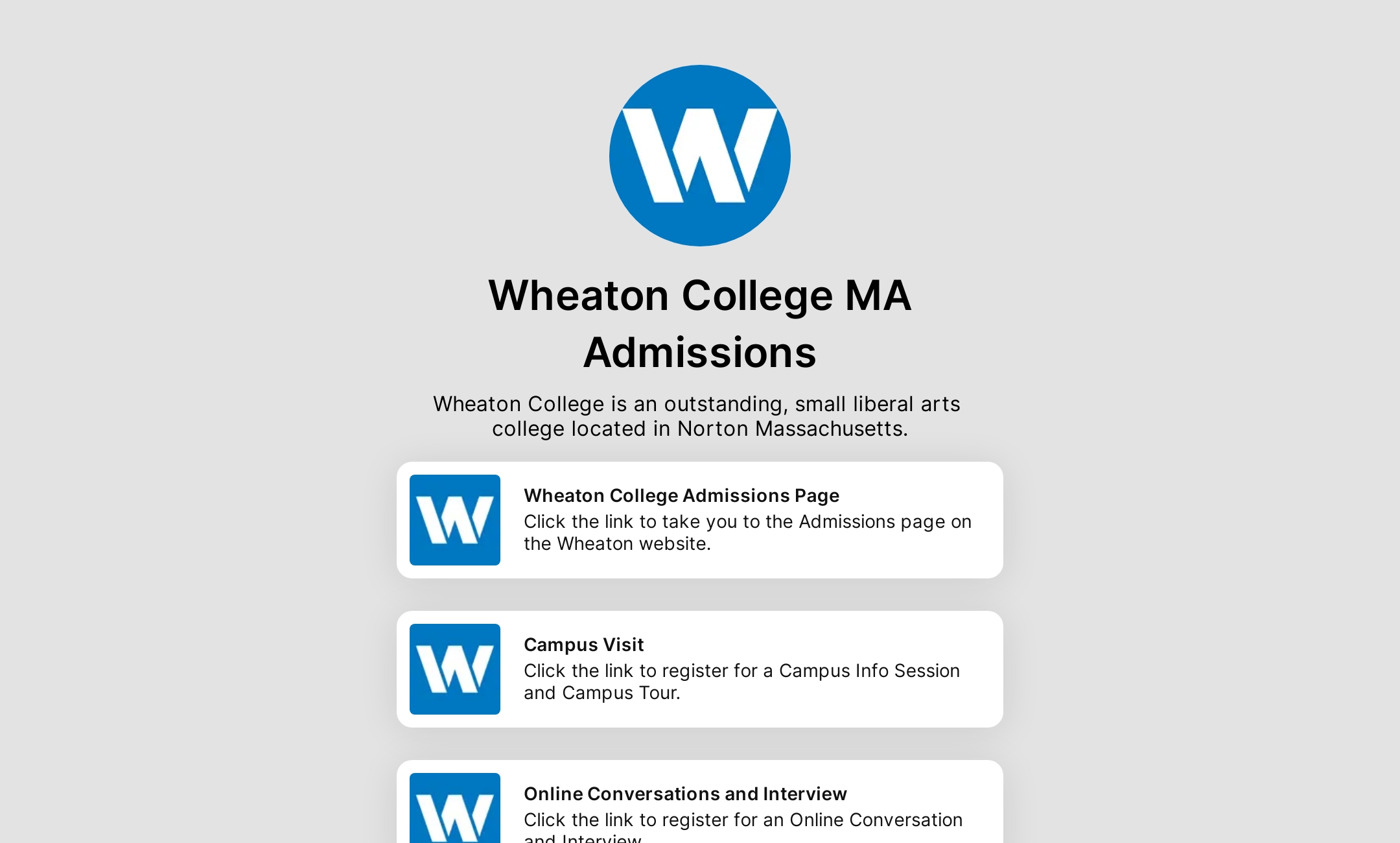 Wheaton College Ma Admissions Flowpage