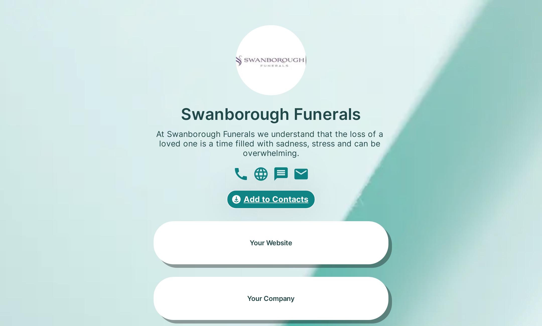 Swanborough Funerals' Flowpage