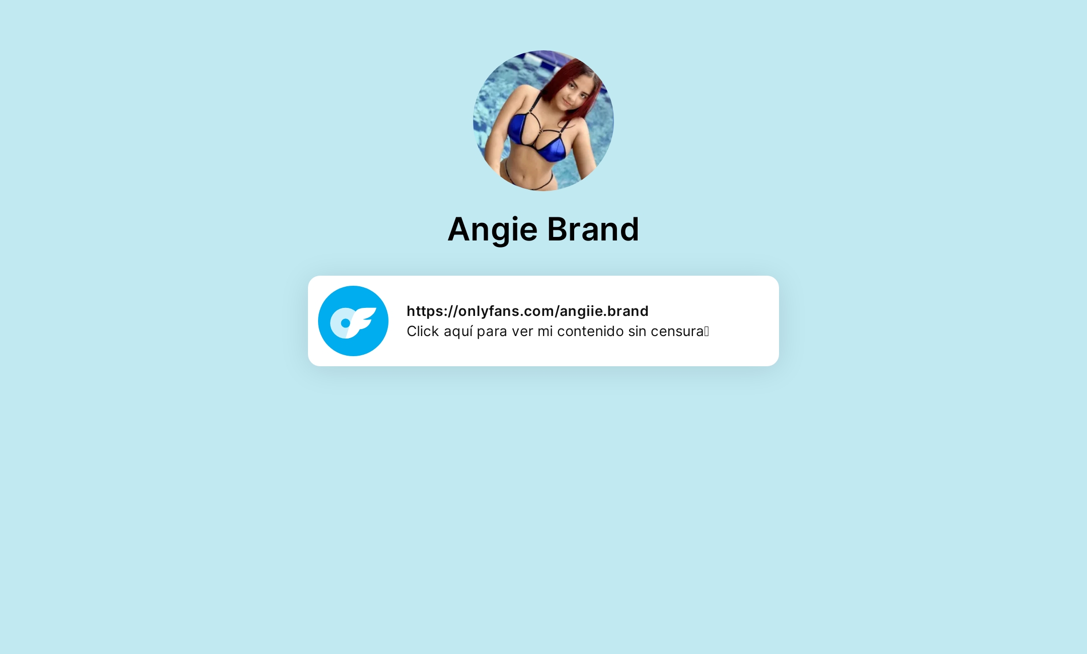 Brand onlyfans angie Angie brand